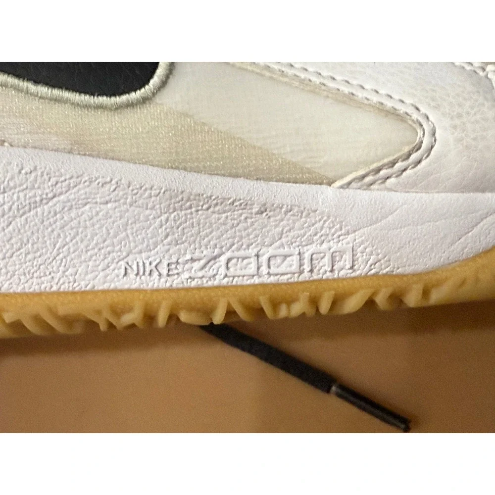 Nike‎ Air Zoom Hyperace 3 White Black Gum Volleyball Shoes FQ7074-101 Kids 4.5